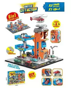 Багаторівнева парковка SK 6603 (18) звук, підсвічування, 2 машинки, рухливі елементи, наліпки, механічний підіймач, в коробці Багаторівнева парковка SK 6603 (18) звук, підсвічування, 2 машинки, рухливі елементи, наліпки, механічний підіймач, в коробці