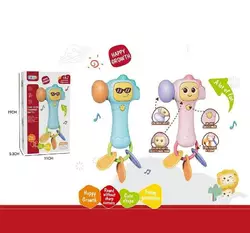 Молоточок 368-42 (144) 2 кольори, розмір - 10х5х29.5 см, звуки, мелодії, підсвічування, прорізувачі, в коробці Молоточок 368-42 (144) 2 кольори, розмір - 10х5х29.5 см, звуки, мелодії, підсвічування, прорізувачі, в коробці