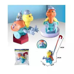 Каталка 388 (60/2) "Черепашка", 2 види, на паличці, з дзвіночком, у пакеті Каталка 388 (60/2) "Черепашка", 2 види, на паличці, з дзвіночком, у пакеті