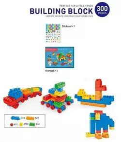 Конструктор JX 688-43 (36/2) 300 деталей, наліпки, У ПАКЕТІ Конструктор JX 688-43 (36/2) 300 деталей, наліпки, У ПАКЕТІ