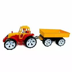 гр Набір дитячий "Трактор BAMS 3 причіп" кольоровий 007/9 (4) "BAMSIC" 2 кольори, в сітці гр Набір дитячий "Трактор BAMS 3 причіп" кольоровий 007/9 (4) "BAMSIC" 2 кольори, в сітці