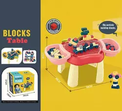 Столик з конструктором RX 1900-49 (12) 2 кошики під конструктор, наклейки, в коробці Столик з конструктором RX 1900-49 (12) 2 кошики під конструктор, наклейки, в коробці