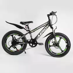 Детский спортивный велосипед 20’’ CORSO «AERO» 60573 (1) стальная рама, оборудование Saiguan, 7 скоростей, литой диск, собран на 75