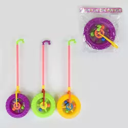 Каталка-колесо 189 С (96/2) 3 кольори, в пакеті, ВИДАЄТЬСЯ ТІЛЬКИ МІКС ВИДІВ Каталка-колесо 189 С (96/2) 3 кольори, в пакеті, ВИДАЄТЬСЯ ТІЛЬКИ МІКС ВИДІВ