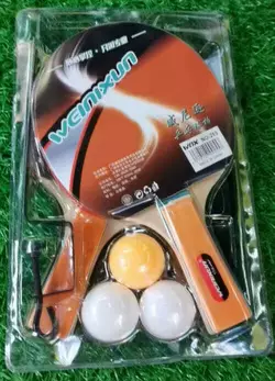 Набір ракеток для пінг-понгу C 70216 (50) "TK Sport", 2 ракетки, сітка, тримачі, 3 м`ячики, в слюді Набір ракеток для пінг-понгу C 70216 (50) "TK Sport", 2 ракетки, сітка, тримачі, 3 м`ячики, в слюді