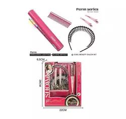 Набір перукаря 2805-8 (72/2) підсвічування, звуки, функціональний стайлер, гребінець, затискачі, обруч, в коробці Набір перукаря 2805-8 (72/2) підсвічування, звуки, функціональний стайлер, гребінець, затискачі, обруч, в коробці