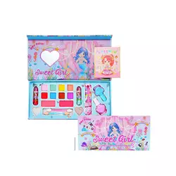 Косметика IG 3151 (96/8) тіні, рум`яна, хайлайтер, помади, лак, аксесуар, аплікатори для макіяжу, в пакеті Косметика IG 3151 (96/8) тіні, рум`яна, хайлайтер, помади, лак, аксесуар, аплікатори для макіяжу, в пакеті