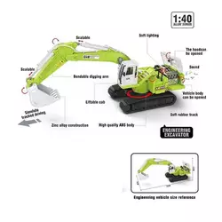 Спецтехніка TK-79930 (36) "Авто Експерт", металопластик, 1:40, звук, світло, обертання платформи на 360°, гусеничний хід, рухомі елементи, в коробці Спецтехніка TK-79930 (36) "Авто Експерт", металопластик, 1:40, звук, світло, обертання платформи на 360°, гусеничний хід, рухомі елементи, в коробці