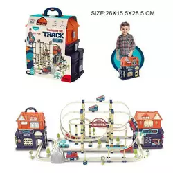 Трек 89973 (12) потяг, звук, 217 елементів, двері будинку відчиняються, у боксі Трек 89973 (12) потяг, звук, 217 елементів, двері будинку відчиняються, у боксі