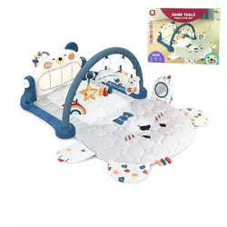 Килимок HX 9158 A Штрих = 50972 (6) СИНІЙ,  р. - 99х61 см, в. дуги - 45 см, 5 підвісок, піаніно — бізіб., підсв., зв., шестерні, геом. фіг., в коробці Килимок HX 9158 A Штрих = 50972 (6) СИНІЙ,  р. - 99х61 см, в. дуги - 45 см, 5 підвісок, піаніно — бізіб., підсв., зв., шестерні, геом. фіг., в коробці