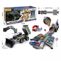 Трек 660 S-98 Штрихкод = 64294 (16/2) 2 металопластикові машинки, спецтехніка, рухливий ківш, звуки, мелодія, підсвічування, в коробці Трек 660 S-98 Штрихкод = 64294 (16/2) 2 металопластикові машинки, спецтехніка, рухливий ківш, звуки, мелодія, підсвічування, в коробці