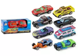 Машинка K 112 A4 (1080/3) 8 видів, металопластик, в коробці, ВИДАЄТЬСЯ МІКС Машинка K 112 A4 (1080/3) 8 видів, металопластик, в коробці, ВИДАЄТЬСЯ МІКС