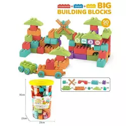 Конструктор JX 6876 (24) 90 деталей, у відрі Конструктор JX 6876 (24) 90 деталей, у відрі