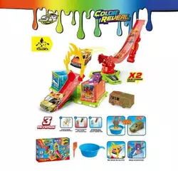 Автомийка SK 774 X (24) трек, 2 металопластикові машинки, змінюють колір, рухливі елементи, піпетка для водички, в коробці Автомийка SK 774 X (24) трек, 2 металопластикові машинки, змінюють колір, рухливі елементи, піпетка для водички, в коробці