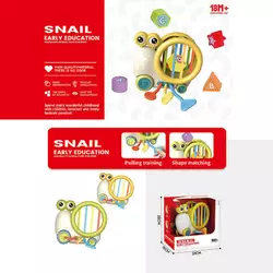 Логічна гра “Равлик” RT 7501 (48) сортер, каталка, гумові шнурочки, в коробці Логічна гра “Равлик” RT 7501 (48) сортер, каталка, гумові шнурочки, в коробці