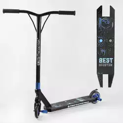 Самокат трюковый Best Scooter 54528 (1) HIC-система, ПЕГИ, алюминиевый диск и дека, колёса PU d-110мм, ширина руля-52см, высота - 83см, в коробке Самокат трюковый Best Scooter 54528 (1) HIC-система, ПЕГИ, алюминиевый диск и дека, колёса PU d-110мм, ширина руля-52см, высота - 83см, в коробке