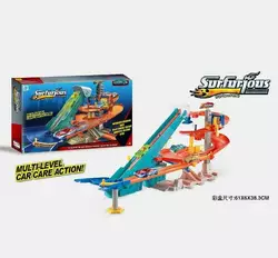 Трек 9988-61 (18/2) 3 металопластикові машинки, мийка, автоматичний підіймач, в коробці Трек 9988-61 (18/2) 3 металопластикові машинки, мийка, автоматичний підіймач, в коробці