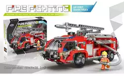 Конструктор ХВ - 03028 (16) "Пожарный грузовик", 767 деталей, подвижные элементы, в коробке