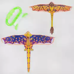 Воздушный змей C 50609 (600) 2 вида, драконы, в кульке