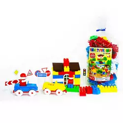 гр Набір дитячий "Конструктор BAMSIC № 2" 115/9 (12) "BAMSIC" 114 деталей, в пакеті гр Набір дитячий "Конструктор BAMSIC № 2" 115/9 (12) "BAMSIC" 114 деталей, в пакеті