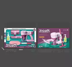 Набір для прибирання 388-9 (24) 6 елементів, пилосос на батарейках, всмоктує дрібне сміття, 2 насадки, пляшечка з “мийним засобом”, швабра, в коробці Набір для прибирання 388-9 (24) 6 елементів, пилосос на батарейках, всмоктує дрібне сміття, 2 насадки, пляшечка з “мийним засобом”, швабра, в коробці