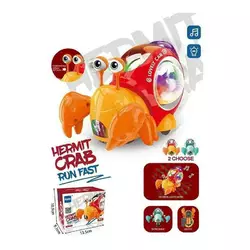 Краб музичний RS 9025 C (108) 2 кольори, 3D підсвічування, колеса вільного ходу, мелодія, в коробці Краб музичний RS 9025 C (108) 2 кольори, 3D підсвічування, колеса вільного ходу, мелодія, в коробці