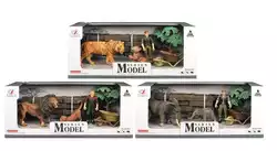 Набор животных Q 9899 C-2 (36/2) "Дикие животные", 3 вида, 8 элементо, фигурка фермера, 2 фигурки животных, аксессуары, в коробке Набор животных Q 9899 C-2 (36/2) "Дикие животные", 3 вида, 8 элементо, фигурка фермера, 2 фигурки животных, аксессуары, в коробке