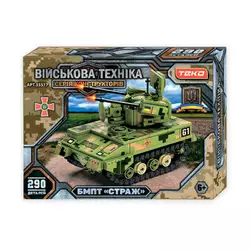 Конструктор "Військова техніка" 35517 (36) "Teko", 290 деталей, БМПТ “Страж”, в коробці Конструктор "Військова техніка" 35517 (36) "Teko", 290 деталей, БМПТ “Страж”, в коробці