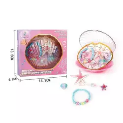 Набір прикрас А 108-7 (240/2) браслет, каблучки, заколка, прозорий бокс, в коробці Набір прикрас А 108-7 (240/2) браслет, каблучки, заколка, прозорий бокс, в коробці