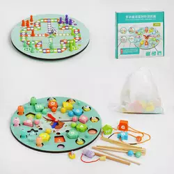 Годинник дерев`яний С 57567 (24) магнітна риболовля, сортер, гра-шнурівка, пінцет, вудка, настільна гра, в коробці Годинник дерев`яний С 57567 (24) магнітна риболовля, сортер, гра-шнурівка, пінцет, вудка, настільна гра, в коробці