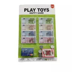 Гроші 929-082 A (144/2) банкноти, монети, картка, гральні карти, на листі Гроші 929-082 A (144/2) банкноти, монети, картка, гральні карти, на листі