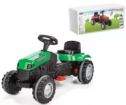 Трактор 05-116 (1) ЗЕЛЕНИЙ, "Pilsan", акумулятор 6V, сидіння, що регулюється, колеса з гумовими накладками, в коробці Трактор 05-116 (1) ЗЕЛЕНИЙ, "Pilsan", акумулятор 6V, сидіння, що регулюється, колеса з гумовими накладками, в коробці