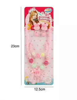 Набір прикрас AG 4-1 (960/2) намисто, браслет, сережки, в пакеті Набір прикрас AG 4-1 (960/2) намисто, браслет, сережки, в пакеті