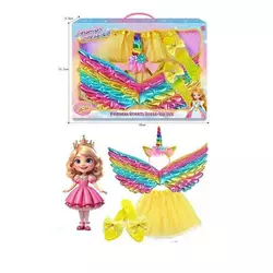 Набір прикрас JY 7305 (36/2) крила, спідниця, черевики, обруч, в коробці Набір прикрас JY 7305 (36/2) крила, спідниця, черевики, обруч, в коробці