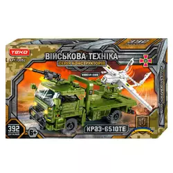 Конструктор "Військова техніка" 12052 (18/2) "Teko", 392 деталі, “КРАЗ-6510ТЕ” та “СОКІЛ-300”, в коробці Конструктор "Військова техніка" 12052 (18/2) "Teko", 392 деталі, “КРАЗ-6510ТЕ” та “СОКІЛ-300”, в коробці