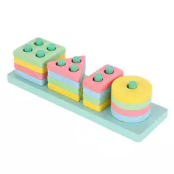 Дерев`яний геометричний сортер C 74166 (80) в плівці Дерев`яний геометричний сортер C 74166 (80) в плівці