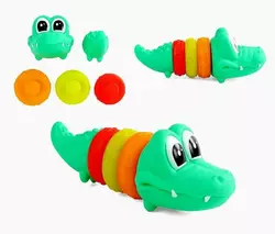 Пірамідка XQ 9934 A (144/2) “Крокодил”, гумова, 5 елементів, в пакеті Пірамідка XQ 9934 A (144/2) “Крокодил”, гумова, 5 елементів, в пакеті