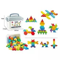 Конструктор 188-667 A (36/2) 80 елементів, деталі-пазли, в боксі Конструктор 188-667 A (36/2) 80 елементів, деталі-пазли, в боксі