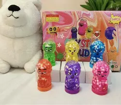 Лизун C 68857 (20) ЦІНА ЗА 24 ШТУКИ В БЛОЦІ, глітер, пінопластові кульки, в коробці Лизун C 68857 (20) ЦІНА ЗА 24 ШТУКИ В БЛОЦІ, глітер, пінопластові кульки, в коробці