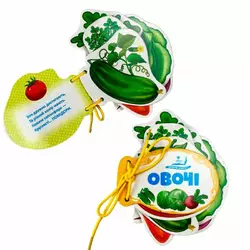 гр Овочі 9786178638139 (10) "Пегас", 7 сторінок, картон, шнурівка гр Овочі 9786178638139 (10) "Пегас", 7 сторінок, картон, шнурівка