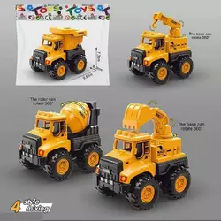 Спецтехніка 8842 (300) 4 види, будівельна машина, інерційний механізм, у пакеті Спецтехніка 8842 (300) 4 види, будівельна машина, інерційний механізм, у пакеті