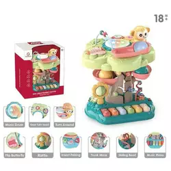 Музична гра YL 605 A (8) “Чарівне дерево”, звук, підсвічування, мелодії, пальчикові лабіринти, кульки, піаніно, шестерні, брязкальце, в коробці Музична гра YL 605 A (8) “Чарівне дерево”, звук, підсвічування, мелодії, пальчикові лабіринти, кульки, піаніно, шестерні, брязкальце, в коробці