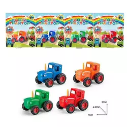 Трактор 47931 (480/2) "Синій Трактор", 1шт на листі, металопластик, 4 кольори, ВИДАЄТЬСЯ МІКС Трактор 47931 (480/2) "Синій Трактор", 1шт на листі, металопластик, 4 кольори, ВИДАЄТЬСЯ МІКС