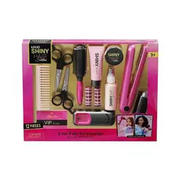 Набір перукаря 626013 (24) 12 елементів, звук, підсвічування, стайлер, щітка для волосся, гребінець, бігуді, заколки, ножиці, в коробці Набір перукаря 626013 (24) 12 елементів, звук, підсвічування, стайлер, щітка для волосся, гребінець, бігуді, заколки, ножиці, в коробці