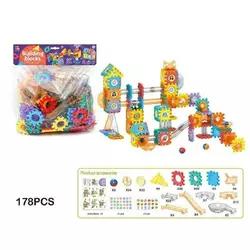 Конструктор HL 25 (60/2) 178 деталей, кульки, наліпки, в пакеті Конструктор HL 25 (60/2) 178 деталей, кульки, наліпки, в пакеті