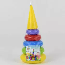 гр Пирамида "Конус мал." /5 колец/ 11016 (21) "M Toys" гр Пирамида "Конус мал." /5 колец/ 11016 (21) "M Toys"