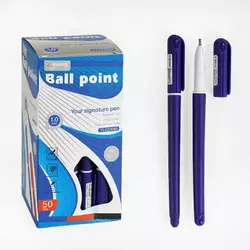 Ручка С 62095 (80) ЦІНА ЗА 50 ШТУК В БЛОЦІ, кулькова, синя паста, товщина лінії 1 мм Ручка С 62095 (80) ЦІНА ЗА 50 ШТУК В БЛОЦІ, кулькова, синя паста, товщина лінії 1 мм