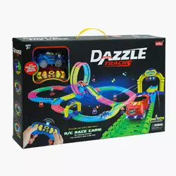 Автотрек на радіокеруванні 156 (18/2) довжина траси 475 см, 227 деталей, машинка на радіокеруванні, світло, звук, в коробці Автотрек на радіокеруванні 156 (18/2) довжина траси 475 см, 227 деталей, машинка на радіокеруванні, світло, звук, в коробці