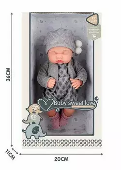 Пупс S 012-8 B (24) 30 см, гумовий, в коробці Пупс S 012-8 B (24) 30 см, гумовий, в коробці