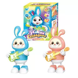 Зайчик Співайчик 80244 (60) "WToys", 2 види, ОЗВУЧ. УКР. МОВОЮ, пісні, підсвіч., танцює, 2 режими, рухає ручками, в коробці, ВИДАЄТЬСЯ МІКС Зайчик Співайчик 80244 (60) "WToys", 2 види, ОЗВУЧ. УКР. МОВОЮ, пісні, підсвіч., танцює, 2 режими, рухає ручками, в коробці, ВИДАЄТЬСЯ МІКС